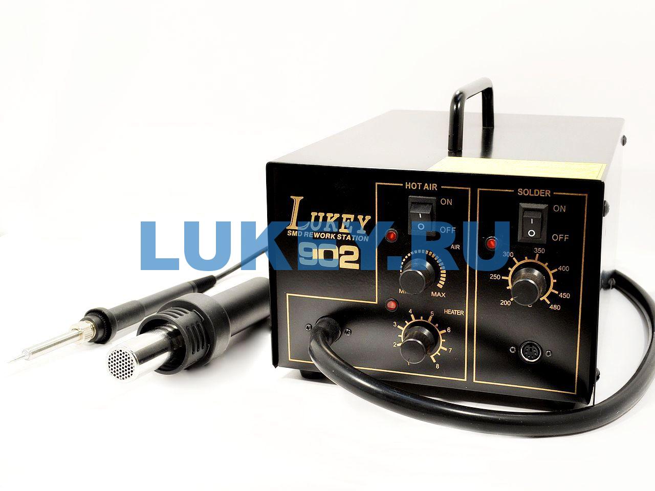 Паяльная станция LUKEY 902/852A (аналоговая, компрессор)
